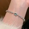 Pulsera Británica [Diseñador] Lago Salado Transparente - Lujo Ligero, Nicho, Exquisita, Accesorio de Joyería de Gama Alta
