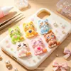 Juguete de comida miniatura simulada lindo gato accesorios de resina DIY pegamento de crema funda de teléfono pasador material de decoración kit