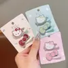 Pinza para el cabello con purpurina fina dulce y fresca Kt Corazón de niña Lazo Pinza lateral para el flequillo Pinza Bb Accesorios para el cabello Versátiles para la cabeza de estudiante