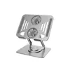 Suporte de Mesa para Laptop e Tablet, Giratório e Dobrável, Suporte Elevado de Liga de Alumínio para Resfriamento, Suporte Giratório para Elevação de Monitor