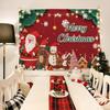 Nuevo Paño de Fondo Navideño 2022 Decoración para Evento de Fiesta Festiva Tapicería Decoración de Felicitaciones Navideñas Póster