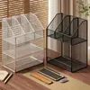 Estantería de escritorio, organizador de archivos A4, estante vertical de múltiples capas para carpetas, compartimentado, gran capacidad, organizador de escritorio