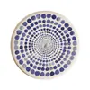 Porta-copos Redondo Absorvente Estilo Japonês, Porta-copos Rígido de Terra de Diatomáceas para Isolamento Térmico, Jogo Americano de Mesa, Porta-copos Anti-Escaldante para Mesa de Jantar, Porta-copos de Chá para Escritório