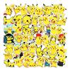 50 piezas nuevas y lindas de Pikachu, cuaderno de papel para niños, pintura a mano, pegatinas de papel para scooter.