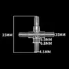 Haixin Fabricante Serie Tlyi4-2 Acuario Pecera Aireador Bomba de Oxígeno Tubo Desviador Accesorios Cabezal de Aire