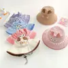 Sombreros para Niños Primavera y Verano Delgados Protección Solar Encaje Princesa Sombrero de Pescador Bebé Niña Sombrero para Salidas de Verano