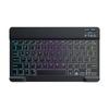 Aplicable a iPad generación transfronteriza gradiente luminoso inalámbrico teclado y ratón traje tableta Bluetooth teclado Español Ruso y Tailandés