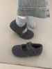 Zapatos de Algodón Nuevos de Invierno 2026 Más Vendidos para Estatura Baja que Aumentan la Altura, Zapatos Mary Jane con Forro de Piel, Zapatos de Mujer Cálidos y Acogedores Estilo Birkenstock