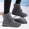 Zapatos de Algodón para Mujer Transfronterizos, Botas de Nieve Engrosadas de Terciopelo de Invierno, Botas de Algodón, Zapatos de Algodón Grandes del Noreste, Antideslizantes Impermeables para Madre, Talla Grande