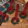 Fita de laço Amazon transfronteiriça anel para pendurar no armário decoração de casa guirlanda de Natal pendurador de porta decoração de janela guirlanda
