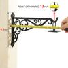 CALIENTE Cesta de Flores de Hierro Forjado Montada en la Pared Estilo Europeo Decoración de Pared Cesta Colgante Soporte para Flores Soporte Colgante para Flores Colgante para Sala de Estar Balcón