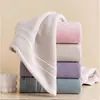 Toalla Gruesa de Algodón Dorada Suave Absorbente para el Hogar Facial Color Liso Simple