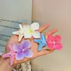Pinza para el Cabello Estilo Súper Hada Flor de Orquídea Mariposa Flor de Estrella de Mar para Mujer, Pinza Lateral con Flores Reales, Pasador para Fotos en la Playa, Accesorio para el Cabello
