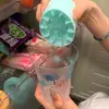 Molde de Gelo Cubo Squeeze em Formato de Cilindro Bandeja de Gelo Tipo Prensa para Geladeira Doméstica Caixa de Armazenamento de Gelo Copo de Gelo para Bebidas Cerveja