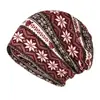 Gorro de Cachemira Holgado Estilo Étnico Transfronterizo para Mujer, Calentador de Cuello con Estampado de Personalidad de Nicho, Gorro Holgado Cálido de Doble Uso Creativo