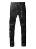 Pantalones plisados rectos con revestimiento negro encerado 2026 transfronterizos, pantalones de pierna ancha ajustados de nicho americano, jeans de moda para hombre