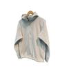 País Isleño Textura de Rejilla de Maíz Única Capa Media Dinámica Cálida Unisex Estilo Montaña al Aire Libre Chaqueta de Polar Holgada con Capucha