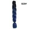 Trenza Jumbo Africana de Colores, Trenzas Sueltas Grandes, Rastas de Color Degradado, Procesamiento Personalizado