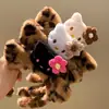Diadema de Peluche Linda de Gatito Dibujo Animado para Mujer Otoño e Invierno Lavado de Cara Impermeable Antideslizante Diadema Celebridad de Internet Nuevo Estilo Sello para el Cabello