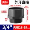 Conector Directo Roscado Externo Estándar Americano Upvc Rongsheng Rosca Estándar Americana Sch80 Accesorios para Tubería de Agua de PVC-U Ansi
