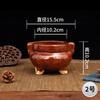 Queimador de Incenso Cerâmico Incensário Antigo Incenso Superior Incensário Inserção de Incenso Disco Linha Três Pés Grande Queimador de Incenso Fornalha do Salão de Buda Artigos Budistas