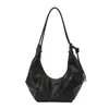 2026 Nuevo Estilo Coreano Ins Gran Capacidad Retro Piel Suave Bolso Dumpling Estilo Perezoso para Mujer Bolso Cruzado Casual al Hombro