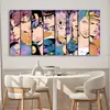 Jojo's Bizarre Adventure Batalla Apasionada Anime Dormitorio Pared de Fondo Decoración Póster Pegatina de Pared Pegatina HD Autoadhesivo