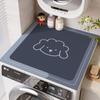 Funda Protectora a Prueba de Polvo para Lavadora de Tambor Doméstica de Dibujos Animados, Tela para Cubrir Refrigerador, Alfombrilla Antideslizante de Diatomeas, Alfombrilla Absorbente de Agua de Secado Rápido para Mesa de Noche