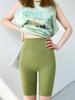 Verano Nueva Llegada Sin Línea Embarazosa Cinco Leggings Transpirables para Correr Deportes Pantalones de Yoga Estilo Coreano Alta Elasticidad Pantalones de Mujer