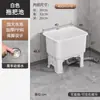 Fregadero Rectangular para Exteriores para Balcón, Lavabo de Pie para Baño, Lavabo Doméstico de Pie Alto con Fregadero