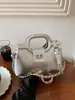 2026 Nuevo Bolso de Mano con Asa de Cadena Tejida de Lujo, Bolso de Hombro Cruzado de Gama Alta de Nicho para Mujer