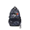 Mochila Escolar para Meninos do Ensino Fundamental Primeira Série Três a Seis Quatro Cinco Camuflada Impermeável Leve Grande Capacidade Mochila
