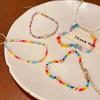 Pulseira Gato Laço Esmalte Pérola Estilo Coreano Estilo Ins Pulseira Doce Amor Coração de Menina Pulseira Versátil para Mulheres
