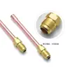 Conector unilateral de tubería de cobre engrosada para unidad interior de aire acondicionado, 6 10 12 16 19, cabezal de soldadura, accesorios de tubería de cobre puro.