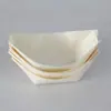 Venta al por mayor Barco de Madera Desechable Barco de Chapa Vajilla de Madera Barco de Chapa Desechable Barco para Sushi Plato de Madera para Barco