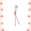 Al por mayor Moda Cuerda de Cuero PU Nudo Peruano Colgante Estilo Ins Colgante para Llavero Simple Tejido a Mano Accesorios para Equipaje