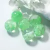 Pingente Glaciar Pó Dourado Contas de Flor Contas Redondas Contas com Furo Reto Pulseira de Resina Material para Joias DIY Acessórios