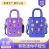 Moda Popular de Viaje Transfronteriza Mini Bolso de Playa Portátil Suave Casual Impermeable Bolso Cruzado de Hombro con Agujero