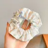 Scrunchie de Renda Estilo Coreano para Mulheres 2026 Novo Estilo Elástico de Cabelo Estilo Preguiçoso Corda de Cabelo Grande Acessório para Coque Flor de Cabelo