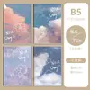Cuaderno Cuadrado Partner B5 con Cubierta de Alta Calidad, Estilo Estético Xiaohongshu, Cuaderno Grueso Fresco A5 para Estudiantes y Oficina al por Mayor