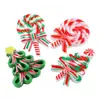 Decoraciones de paletas navideñas bestseller transfronterizas, Adornos de bastón de caramelo para árbol de Navidad, Decoración navideña para el hogar