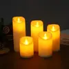 Venta Directa de Fábrica Luz de Vela Electrónica LED Oscilante Decoración de Hotel KTV Luz de Vela Sin Humo Luz Ambiental para Cumpleaños Boda
