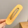 Elegante pinza de garra de abulón mate para mujer, pinza para el pelo de lujo de alta gama, pasador con estampado de leopardo para la parte trasera de la cabeza, elegante accesorio para el pelo de pico de pato