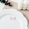 Corazón de Amor de Goteo de Aceite Vintage 520 Flor de Rosa Accesorios de Joyería Collar Colgante DIY Pendientes Pendientes