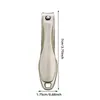 Cortador de Unhas de Aço Inoxidável de Alta Qualidade Anti-Salpicos Presente Corporativo Cortador de Unhas Tamanho Grande Ferramenta Universal Doméstica para Cuidado das Unhas