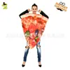 Disfraz de pizza rebanada para mujer adulta fiesta de máscaras cosplay de chica grande mamelucos de pizza deliciosos