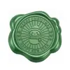 Adesivo de carimbo de cera de vedação verde pinho Série de Natal adesivo de selo para decoração de envelope convite garrafa de vinho presente
