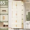 En Stock Armario para el Hogar Sin Instalación Gabinete de Almacenamiento de Juguetes para Snacks de Bebé Armario de Almacenamiento para Sala de Estar Armario Sencillo para Niños