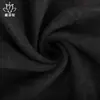 Tecido de Lã Liso de Lado Único Preto e Cinza 50% Lã, Fornecedor de Tecido para Casaco Outono e Inverno Tecido de Lã Liso Lã Grossa