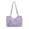 Bolso de lunares de estilo relajado y gran capacidad para mujer, nuevo bolso de hombro casual para el día a día 2026, bolso tipo tote para estudiantes universitarios
